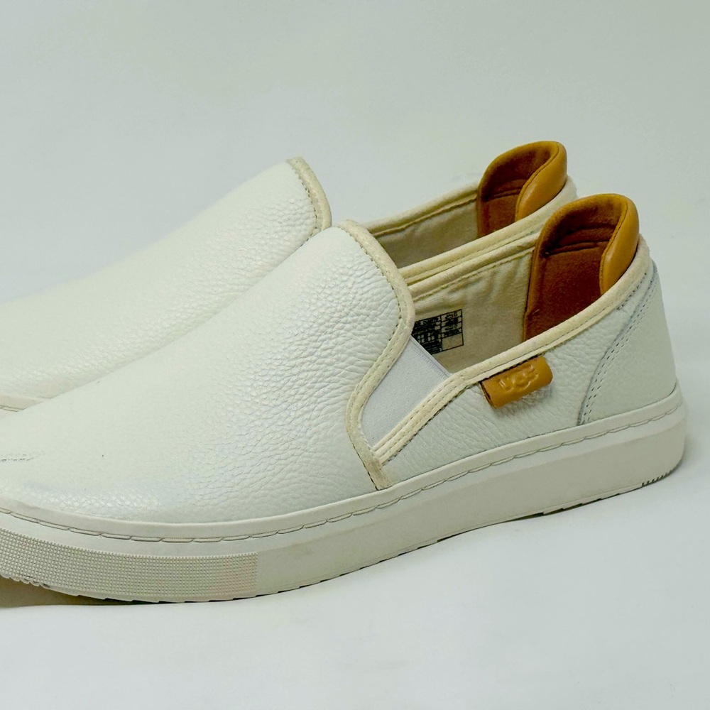 Ugg White and Tan Slip-On Men Shoes